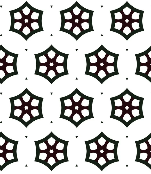 Abstrakte Geometrische Ornamentale Nahtlose Muster Design Hintergrund Vektorillustration — Stockvektor