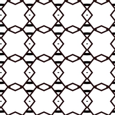 Soyut geometrik süslemesiz desen. tasarım arkaplanı, vektör illüstrasyonu 