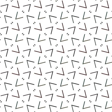 Soyut geometrik süslemesiz desen. tasarım arkaplanı, vektör illüstrasyonu