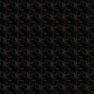 Geometrik soyut dikişsiz desen, vektör illüstrasyonu