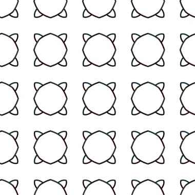 Soyut geometrik süslemesiz desen. tasarım arkaplanı, vektör illüstrasyonu