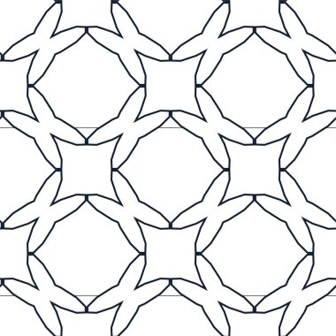 Soyut geometrik süslemesiz desen. tasarım arkaplanı, vektör illüstrasyonu 