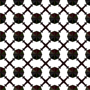 Soyut geometrik süslemesiz desen. tasarım arkaplanı, vektör illüstrasyonu