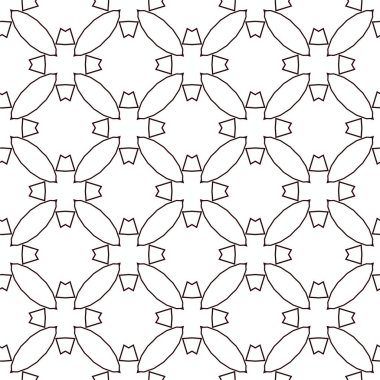 Soyut geometrik süslemesiz desen. tasarım arkaplanı, vektör illüstrasyonu