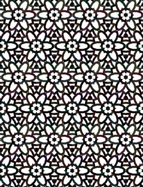 Soyut geometrik süslemesiz desen. tasarım arkaplanı, vektör illüstrasyonu