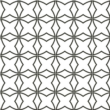 Soyut geometrik süslemesiz desen. tasarım arkaplanı, vektör illüstrasyonu