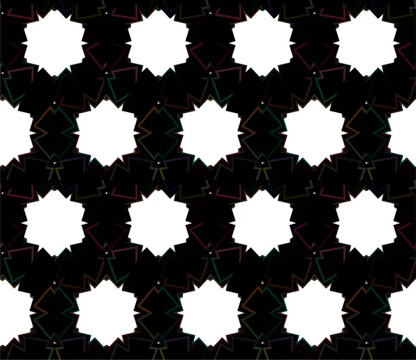 Motif Ornemental Géométrique Abstrait Sans Couture Fond Design Illustration Vectorielle — Image vectorielle