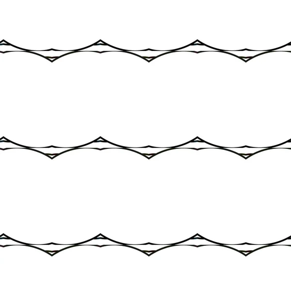 Abstracto Geométrico Ornamental Patrón Sin Costura Fondo Diseño Ilustración Vectorial — Archivo Imágenes Vectoriales