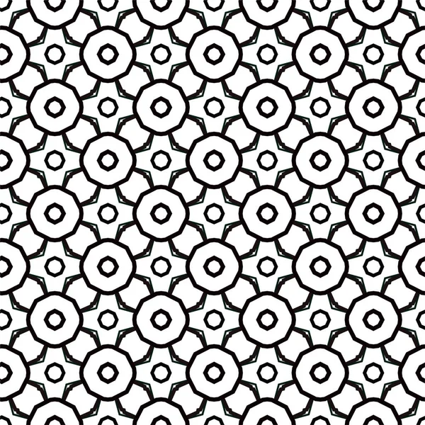 Abstracto Geométrico Ornamental Patrón Sin Costura Fondo Diseño Ilustración Vectorial — Vector de stock