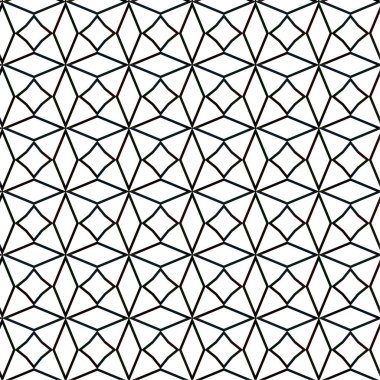 Soyut geometrik süslemesiz desen. tasarım arkaplanı, vektör illüstrasyonu