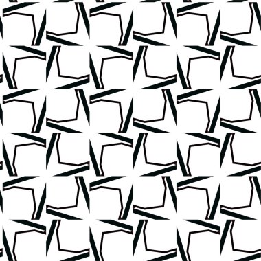 Soyut geometrik süslemesiz desen. tasarım arkaplanı, vektör illüstrasyonu