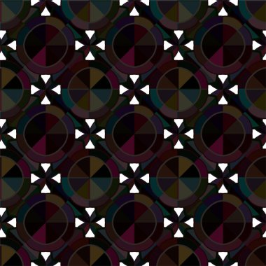 Soyut geometrik süslemesiz desen. tasarım arkaplanı, vektör illüstrasyonu