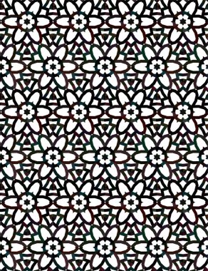 Soyut geometrik süslemesiz desen. tasarım arkaplanı, vektör illüstrasyonu