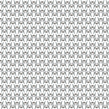 Soyut geometrik süslemesiz desen. tasarım arkaplanı, vektör illüstrasyonu