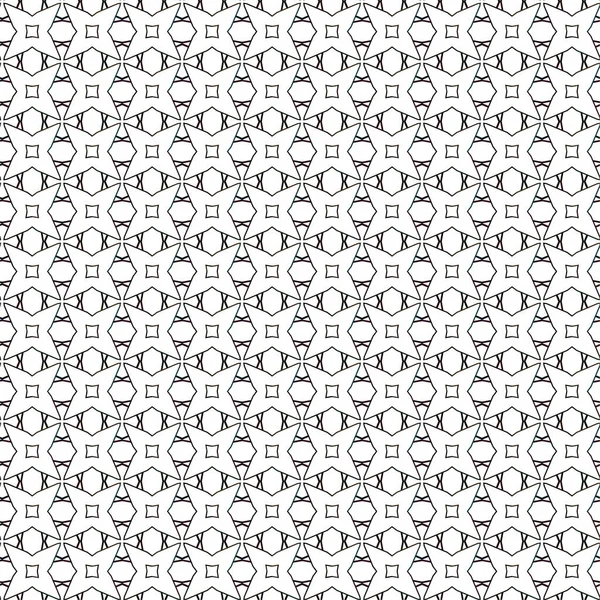 Abstract Geometric Ornamental Seamless Pattern Design Background Vector Illustration — Stock Vector