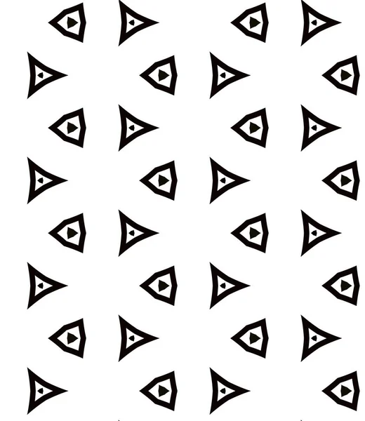 Abstrakte Geometrische Ornamentale Nahtlose Muster Design Hintergrund Vektorillustration — Stockvektor