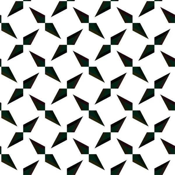 Abstrakte Geometrische Ornamentale Nahtlose Muster Design Hintergrund Vektorillustration — Stockvektor