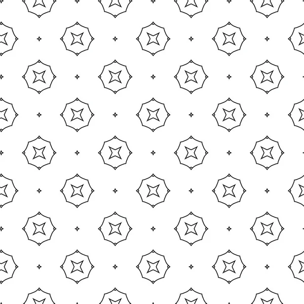 Abstrakte Geometrische Ornamentale Nahtlose Muster Design Hintergrund Vektorillustration — Stockvektor