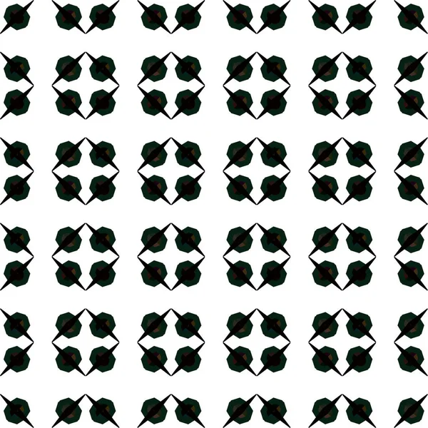 Motif Ornemental Géométrique Abstrait Sans Couture Fond Design Illustration Vectorielle — Image vectorielle