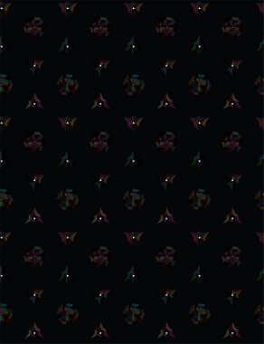 Soyut geometrik süslemesiz desen. tasarım arkaplanı, vektör illüstrasyonu