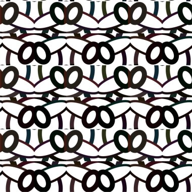 Soyut geometrik süslemesiz desen. tasarım arkaplanı, vektör illüstrasyonu