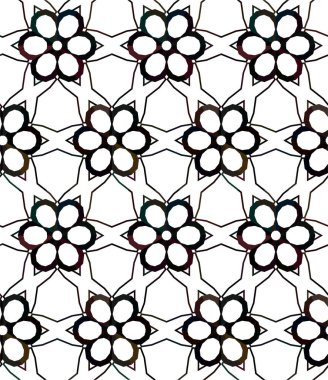 Soyut geometrik süslemesiz desen. tasarım arkaplanı, vektör illüstrasyonu