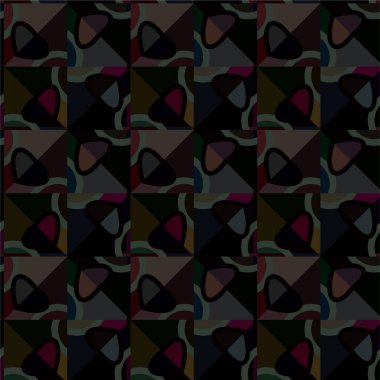 Soyut geometrik süslemesiz desen. tasarım arkaplanı, vektör illüstrasyonu