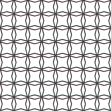 Soyut geometrik süslemesiz desen. tasarım arkaplanı, vektör illüstrasyonu