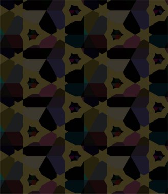 Soyut geometrik süslemesiz desen. tasarım arkaplanı, vektör illüstrasyonu