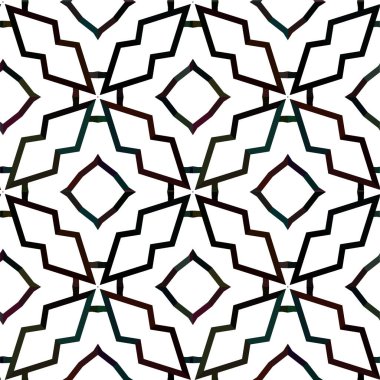 Soyut geometrik süslemesiz desen. tasarım arkaplanı, vektör illüstrasyonu