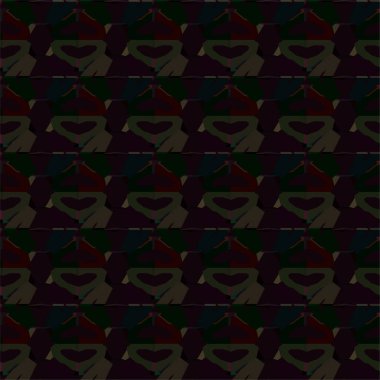 Soyut geometrik süslemesiz desen. tasarım arkaplanı, vektör illüstrasyonu