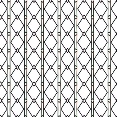 Soyut geometrik süslemesiz desen. tasarım arkaplanı, vektör illüstrasyonu