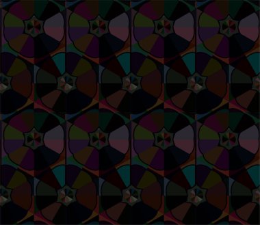 Soyut geometrik süslemesiz desen. tasarım arkaplanı, vektör illüstrasyonu