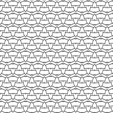 Soyut geometrik süslemesiz desen. tasarım arkaplanı, vektör illüstrasyonu