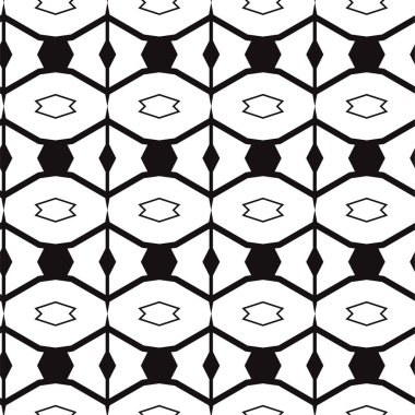 Soyut geometrik süslemesiz desen. tasarım arkaplanı, vektör illüstrasyonu