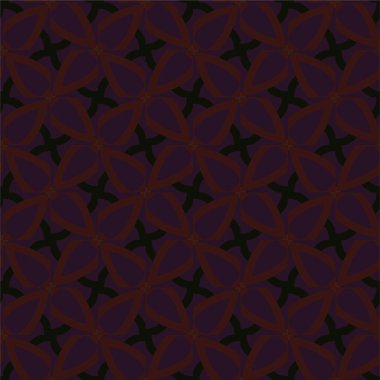 Geometrik soyut dikişsiz desen, vektör illüstrasyonu