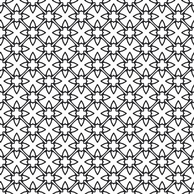 Soyut geometrik süslemesiz desen. tasarım arkaplanı, vektör illüstrasyonu