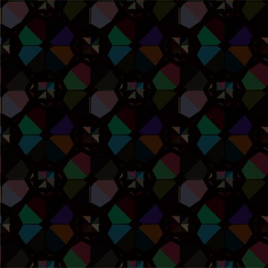 soyut geometrik dikişsiz desen, vektör illüstrasyonu