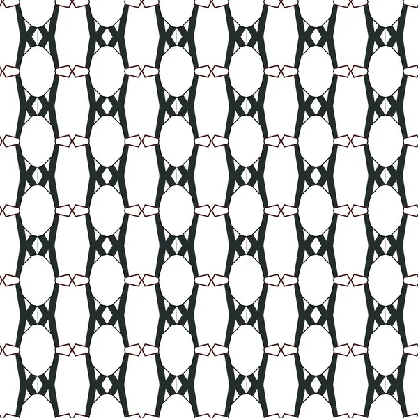 Abstrakt Geometriskt Dekorativt Sömlöst Mönster Design Bakgrund Vektor Illustration — Stock vektor