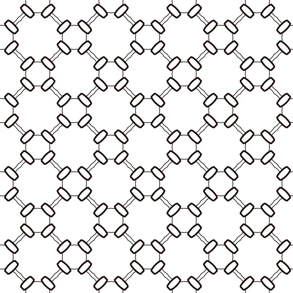 Geometrik soyut dikişsiz desen, vektör illüstrasyonu