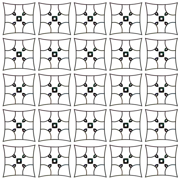 Abstrakcyjny Geometryczny Bezszwowy Wzór Geometryczny Tło Projektu Ilustracja Wektora — Wektor stockowy