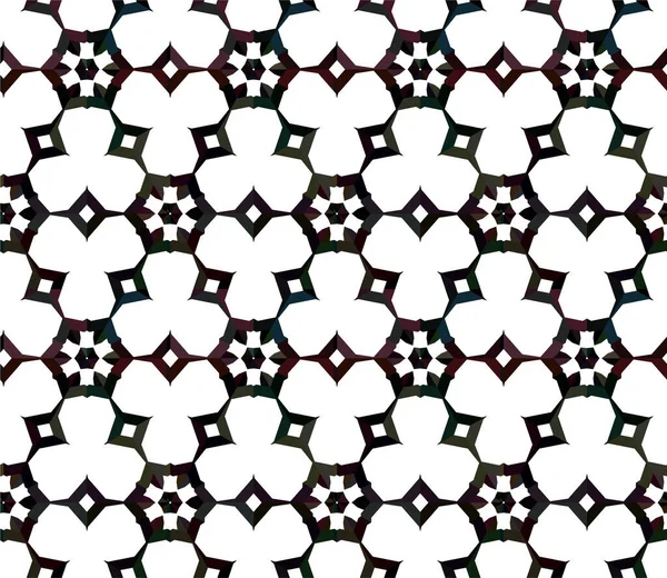 Abstrakte Geometrische Ornamentale Nahtlose Muster Design Hintergrund Vektorillustration — Stockvektor