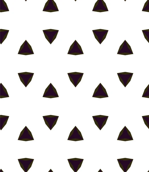 Abstracto Geométrico Ornamental Patrón Sin Costura Fondo Diseño Ilustración Vectorial — Archivo Imágenes Vectoriales