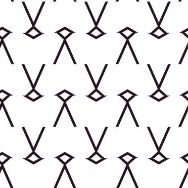 Soyut geometrik süslemesiz desen. tasarım arkaplanı, vektör illüstrasyonu 