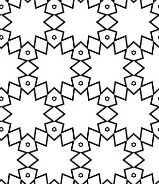 Soyut geometrik süslemesiz desen. tasarım arkaplanı, vektör illüstrasyonu 