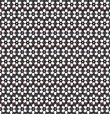 Soyut geometrik süslemesiz desen. tasarım arkaplanı, vektör illüstrasyonu