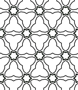 Soyut geometrik süslemesiz desen. tasarım arkaplanı, vektör illüstrasyonu