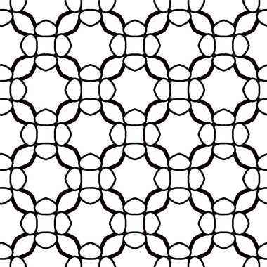 Soyut geometrik süslemesiz desen. tasarım arkaplanı, vektör illüstrasyonu