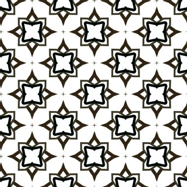 Geometrik soyut dikişsiz desen, vektör illüstrasyonu