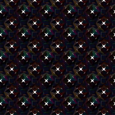 Soyut geometrik süslemesiz desen. tasarım arkaplanı, vektör illüstrasyonu